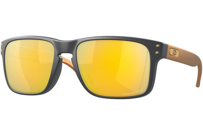 Sončna očala Oakley Holbrook OO9102-W4 Polarized Kvadratna Siva