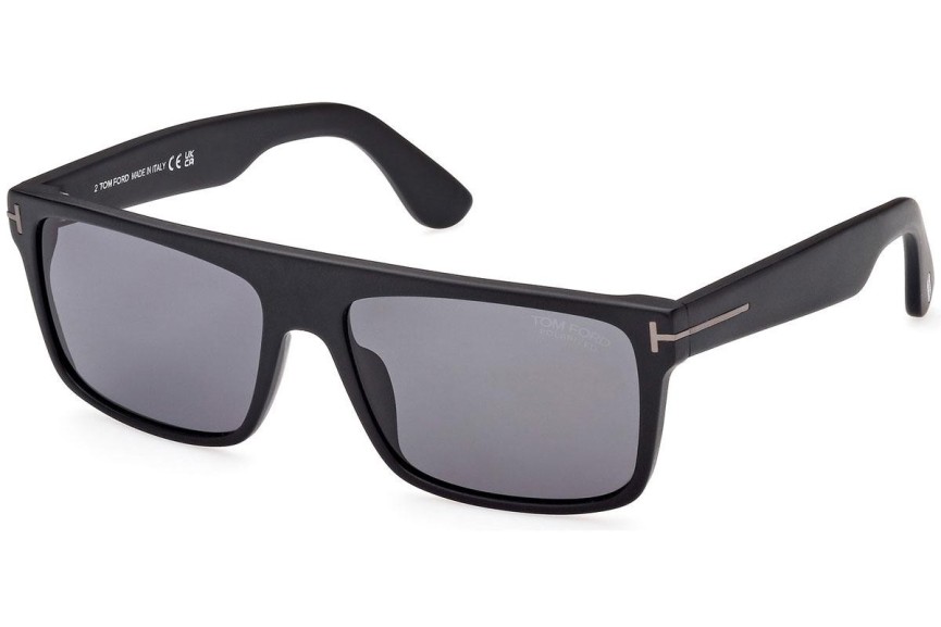 Sončna očala Tom Ford FT0999-N 02D Polarized Pravokotna Črna