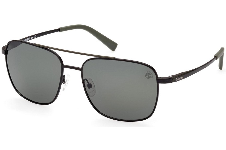 Sončna očala Timberland TB9303 02R Polarized Pilotska Črna