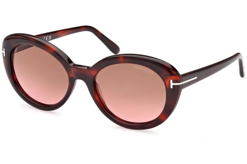 Sončna očala Tom Ford FT1009 54B Ovalna Havana