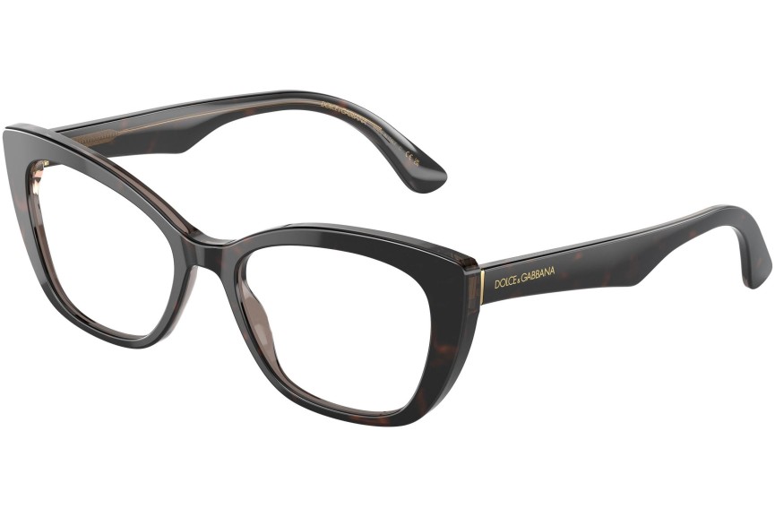 Očala Dolce & Gabbana DG3360 3256 Cat Eye Havana