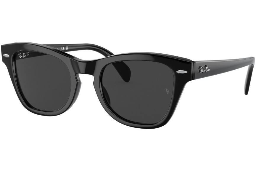 Sončna očala Ray-Ban RB0707S 901/48 Polarized Kvadratna Črna