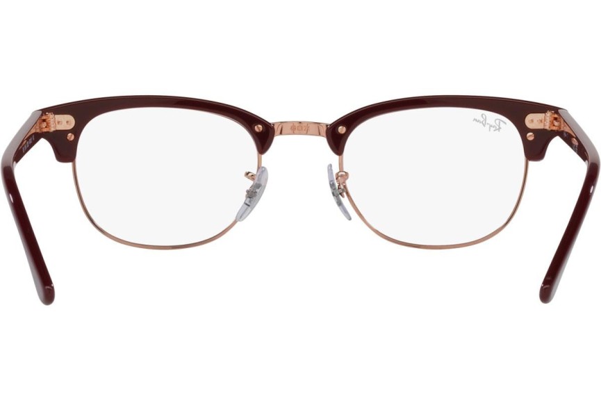 Očala Ray-Ban Clubmaster RX5154 8230 Zgornji okvir Rdeča