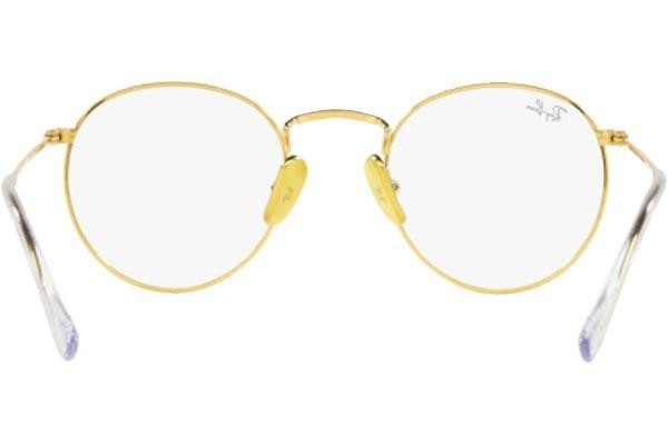 Očala Ray-Ban Round Titanium Collection RX8247V 1225 Kvadratna Zlata