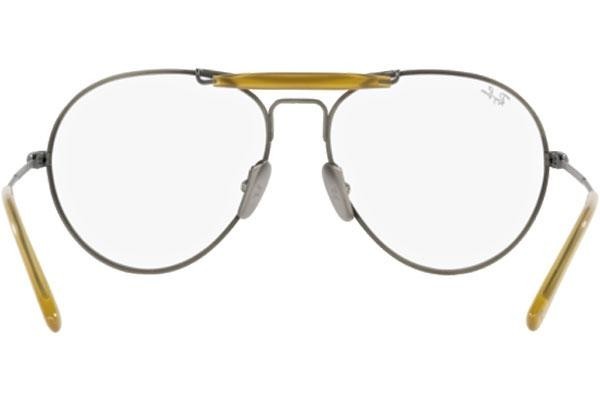 Očala Ray-Ban Titanium Collection RX8063V 1223 Pilotska Srebrna