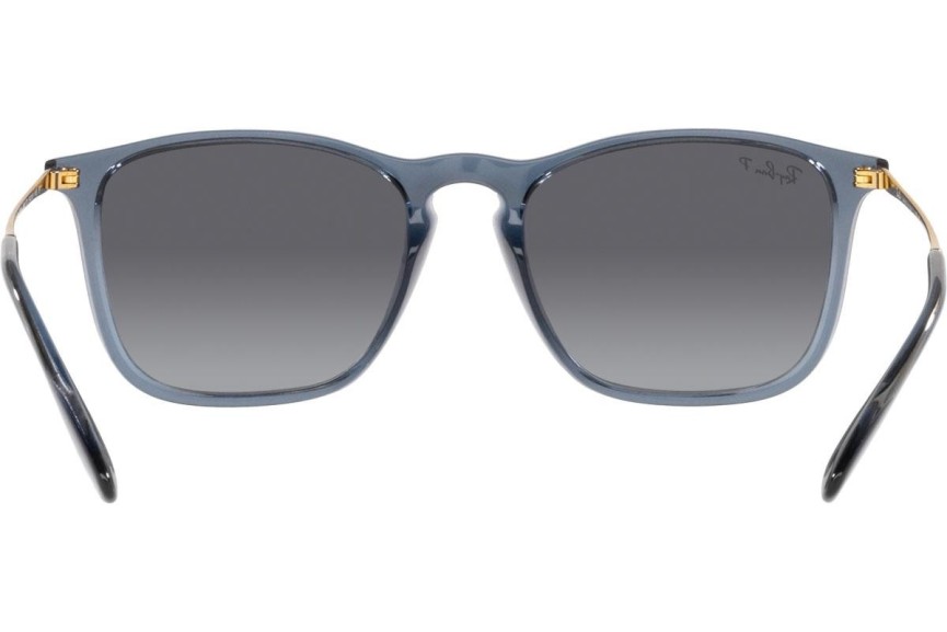 Sončna očala Ray-Ban Chris RB4187 6592T3 Polarized Kvadratna Modra