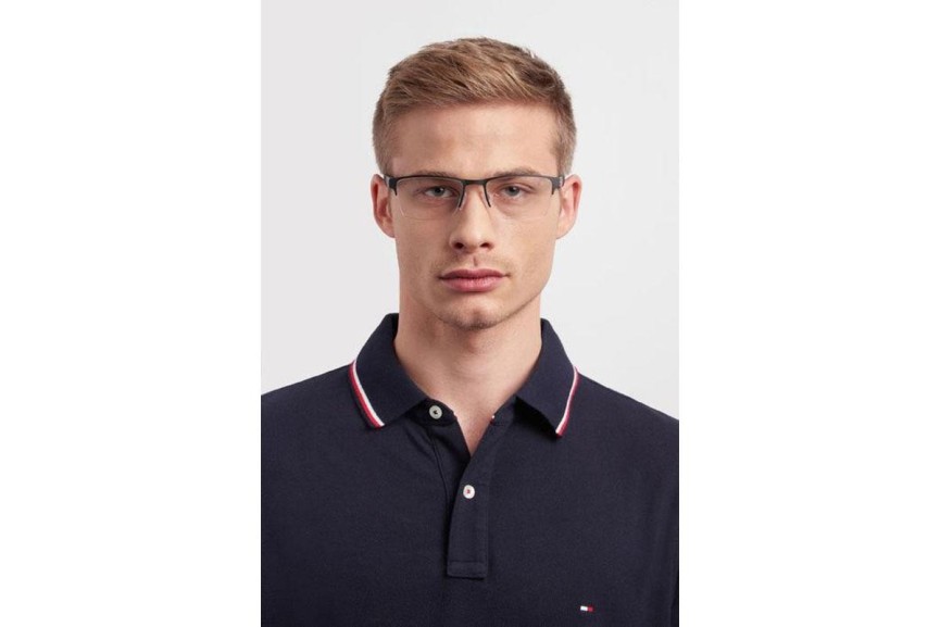 Očala Tommy Hilfiger TH1905 003 Pravokotna Črna