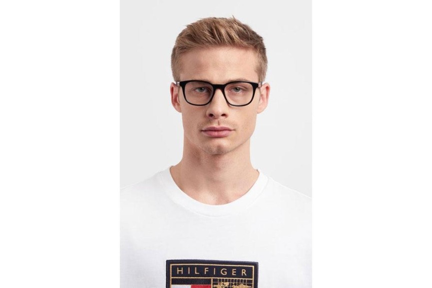 Očala Tommy Hilfiger TH1907 807 Kvadratna Črna