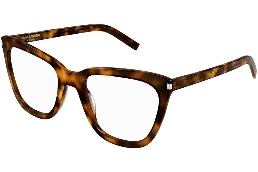 Očala Saint Laurent SL548SLIMOPT 002 Cat Eye Havana