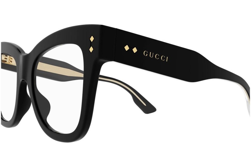 Očala Gucci GG1082O 001 Cat Eye Črna