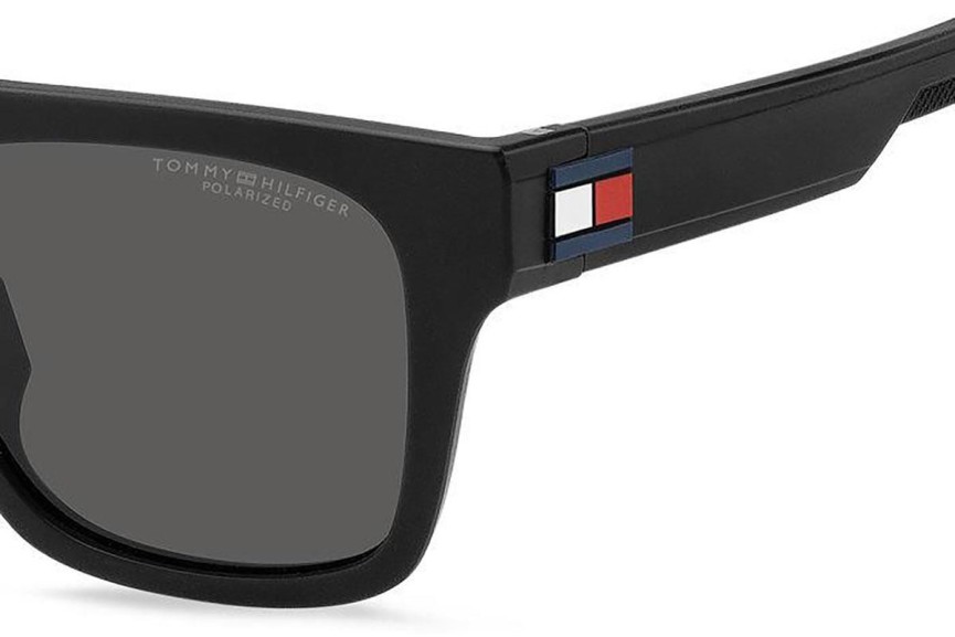 Sončna očala Tommy Hilfiger TH1976/S 003/M9 Polarized Kvadratna Črna