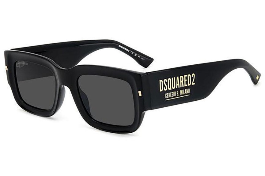 Sončna očala Dsquared2 D20089/S 2M2/IR Pravokotna Črna