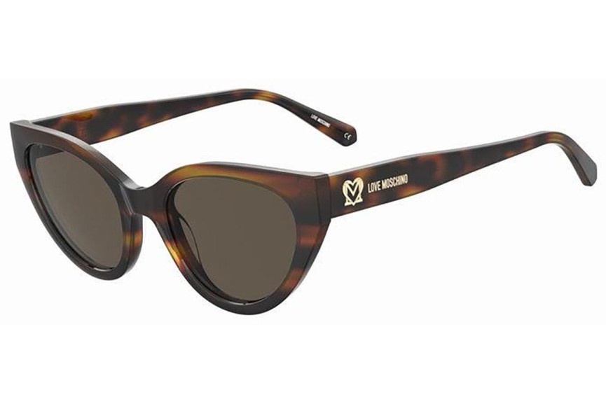 Sončna očala Love Moschino MOL064/S 05L/70 Cat Eye Havana