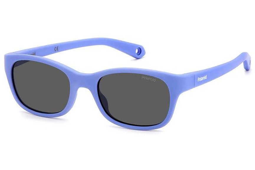 Sončna očala Polaroid Junior PLDK006/S 789/M9 Polarized Pravokotna Vijolična