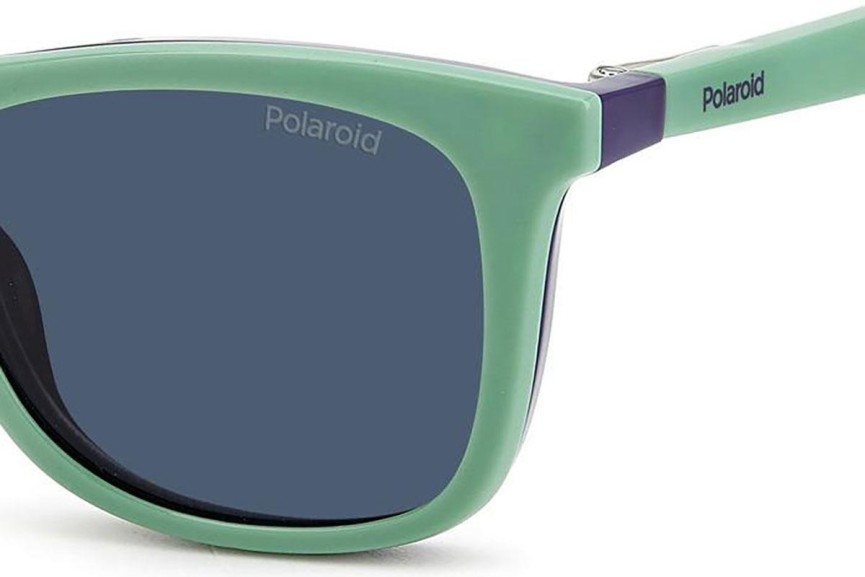 Očala Polaroid Junior PLD8055/CS RNB/C3 Polarized Kvadratna Vijolična