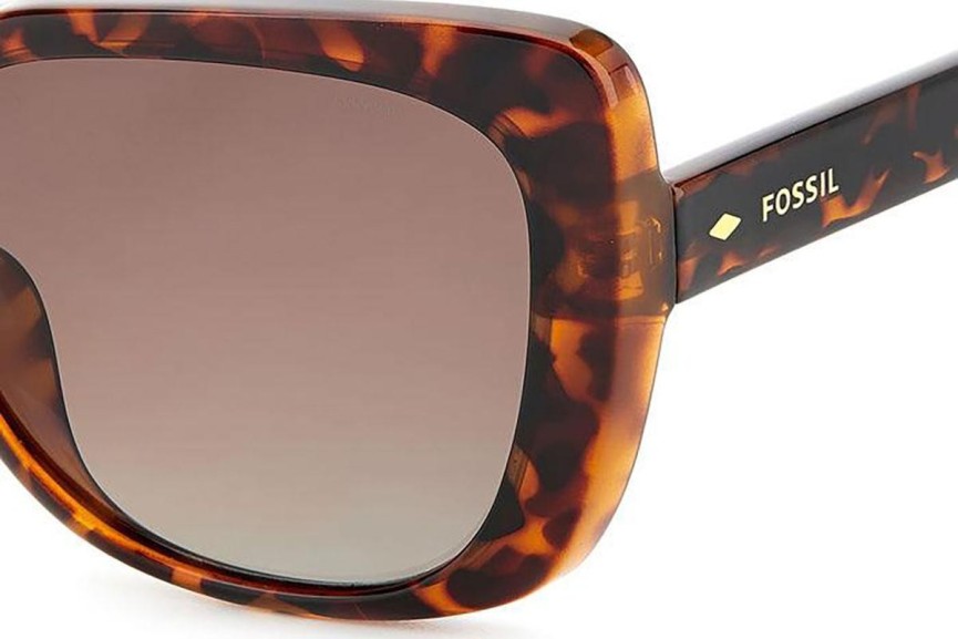 Sončna očala Fossil FOS3143/S 086/LA Polarized Kvadratna Havana