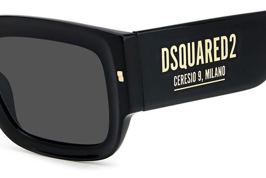 Sončna očala Dsquared2 D20089/S 2M2/IR Pravokotna Črna