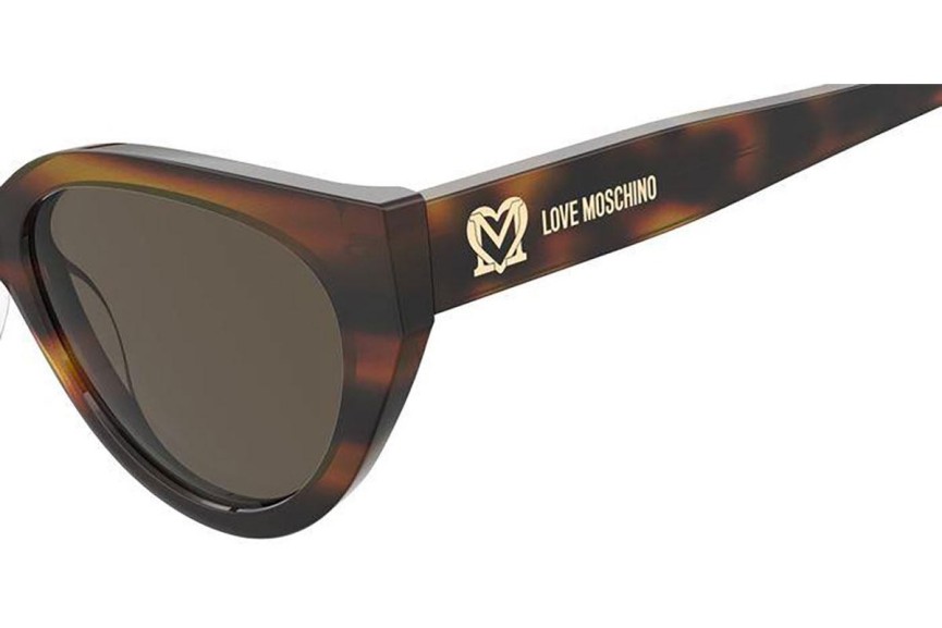 Sončna očala Love Moschino MOL064/S 05L/70 Cat Eye Havana