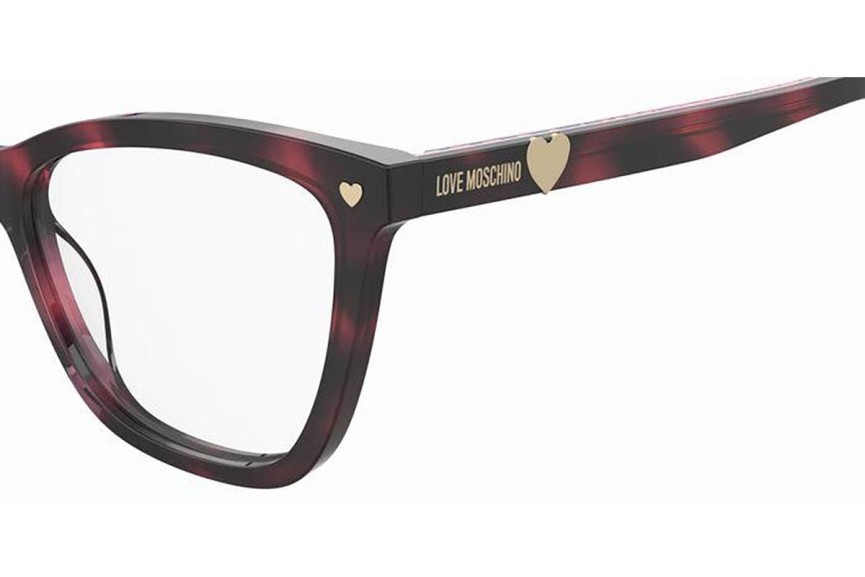 Očala Love Moschino MOL593 HT8 Cat Eye Havana