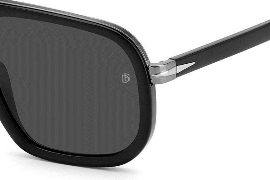 Sončna očala David Beckham DB7101/S ANS/M9 Polarized Pilotska Črna