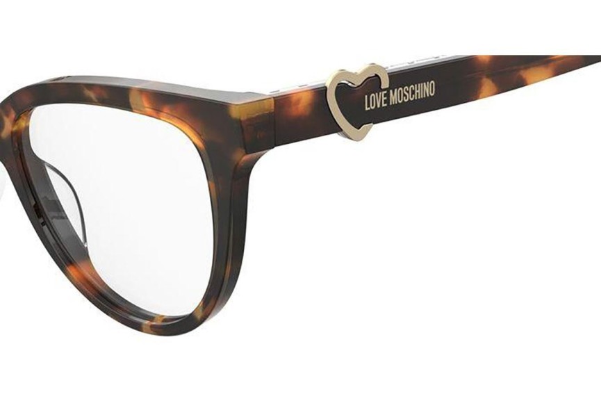 Očala Love Moschino MOL609 05L Cat Eye Havana