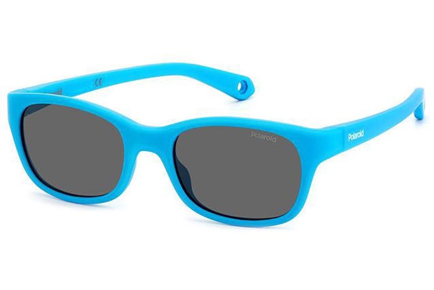 Sončna očala Polaroid Junior PLDK006/S MVU/M9 Polarized Pravokotna Modra