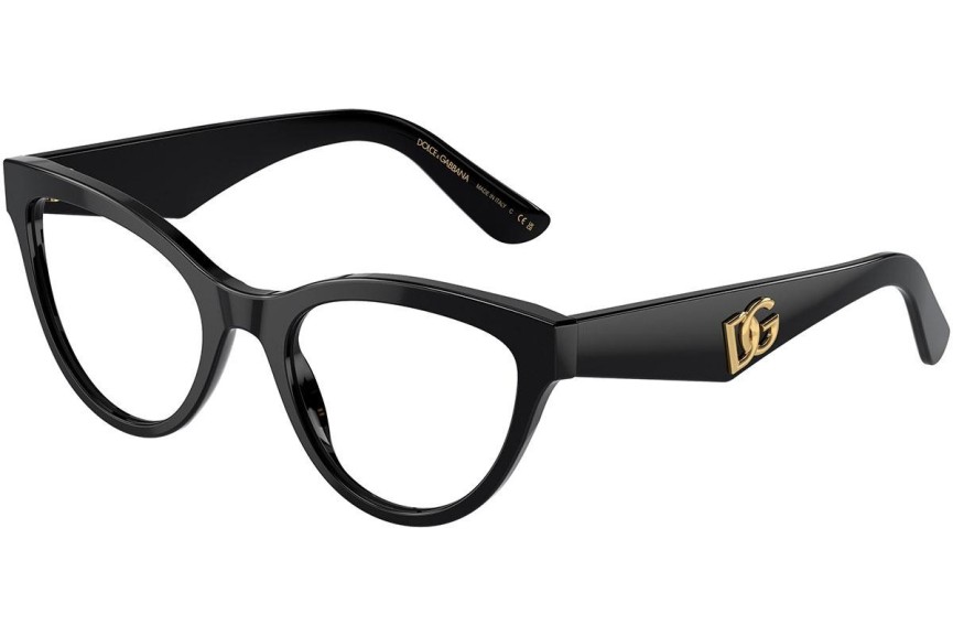 Očala Dolce & Gabbana DG3372 501 Cat Eye Črna