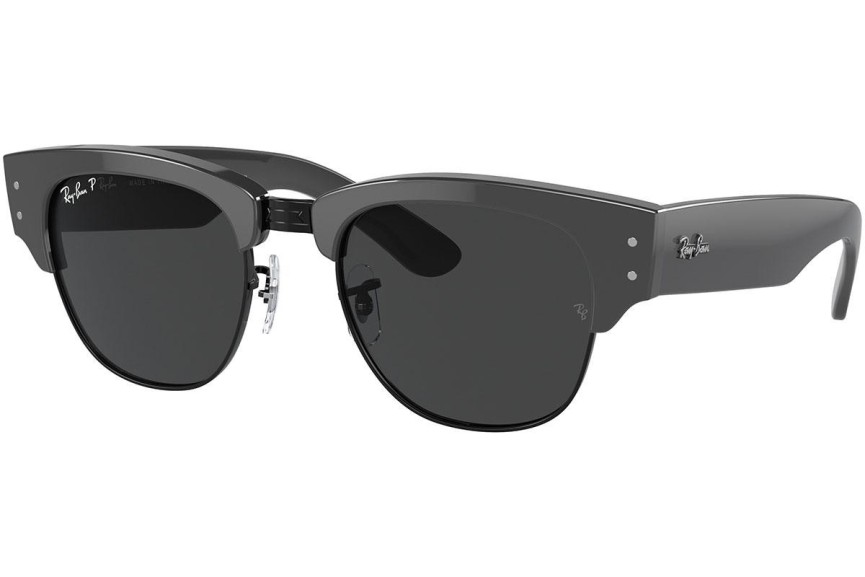 Sončna očala Ray-Ban Mega Clubmaster RB0316S 136748 Polarized Zgornji okvir Črna