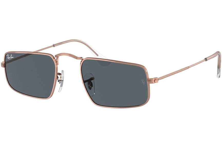 Sončna očala Ray-Ban Julie RB3957 9202R5 Pravokotna Rjava