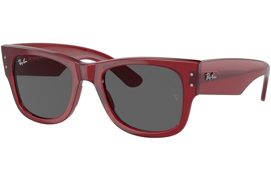 Sončna očala Ray-Ban Mega Wayfarer RB0840S 6679B1 Kvadratna Rdeča