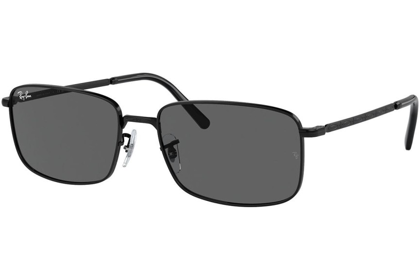 Sončna očala Ray-Ban RB3717 002/B1 Pravokotna Črna