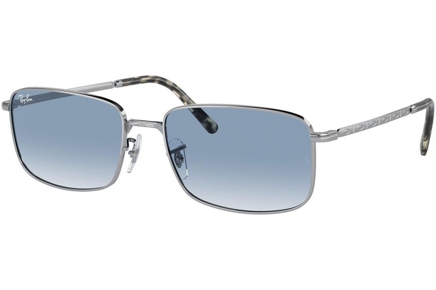 Sončna očala Ray-Ban RB3717 003/3F Pravokotna Srebrna