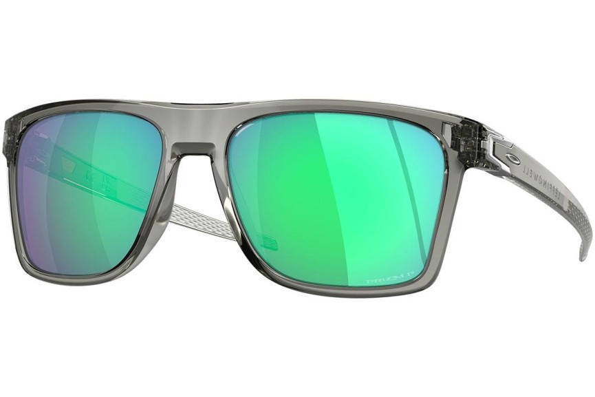 Sončna očala Oakley Leffingwell OO9100-10 Polarized Kvadratna Siva