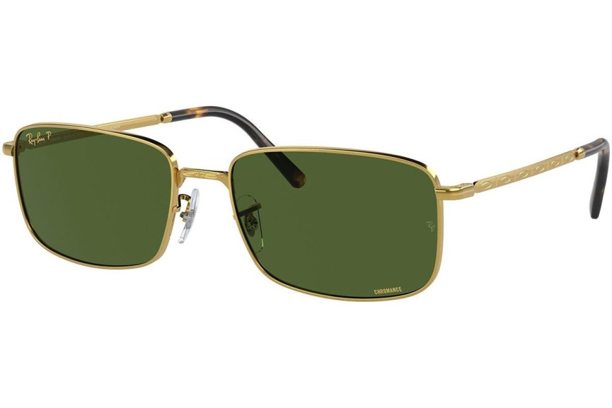 Sončna očala Ray-Ban RB3717 9196P1 Polarized Pravokotna Zlata