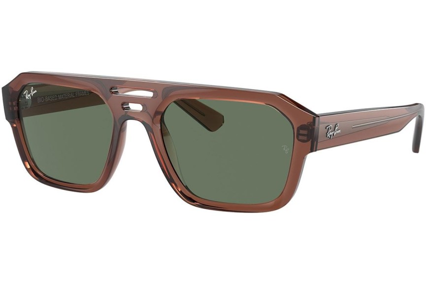 Sončna očala Ray-Ban Corrigan RB4397 667882 Flat Top Rjava