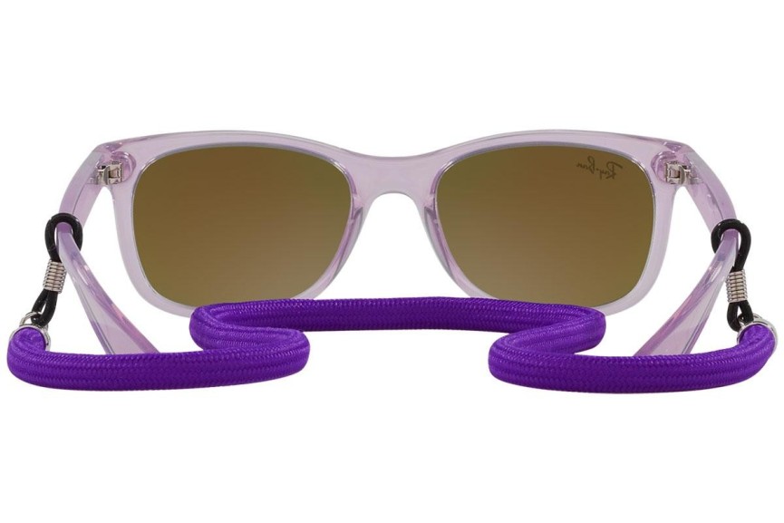 Sončna očala Ray-Ban Junior New Wayfarer Junior RJ9052S 7147B1 Kvadratna Vijolična