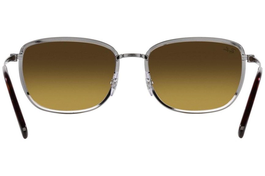 Sončna očala Ray-Ban RB3705 916785 Pravokotna Srebrna