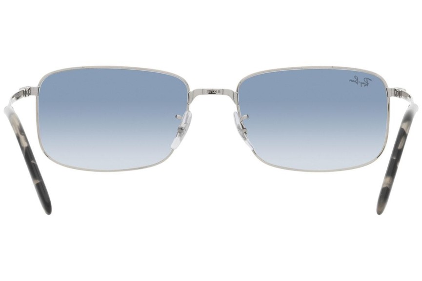 Sončna očala Ray-Ban RB3717 003/3F Pravokotna Srebrna