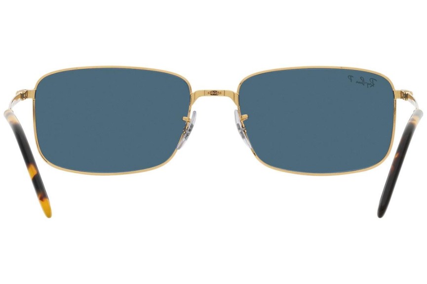 Sončna očala Ray-Ban RB3717 9196S2 Polarized Pravokotna Zlata