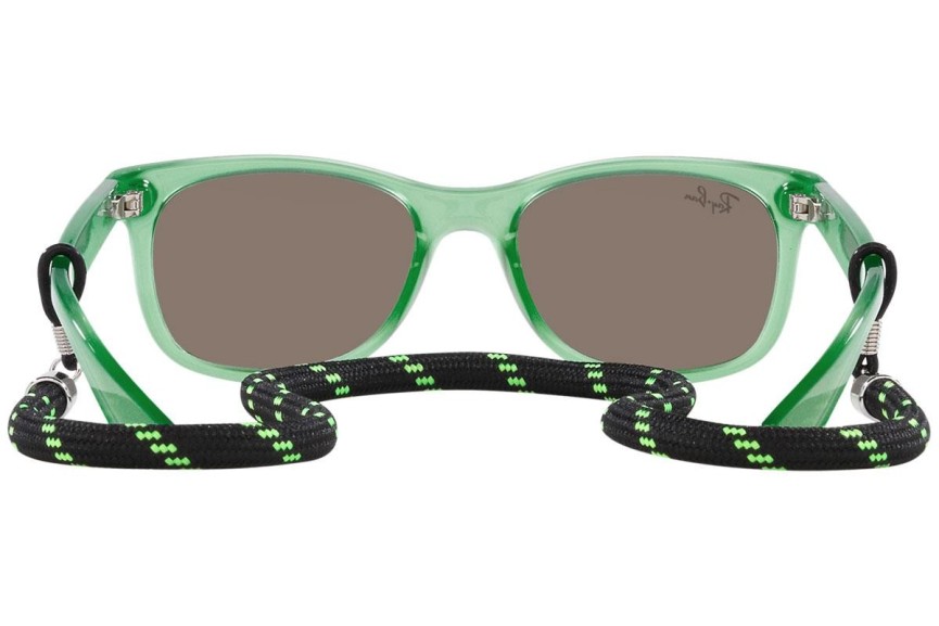 Sončna očala Ray-Ban Junior New Wayfarer Junior RJ9052S 71465A Kvadratna Zelena