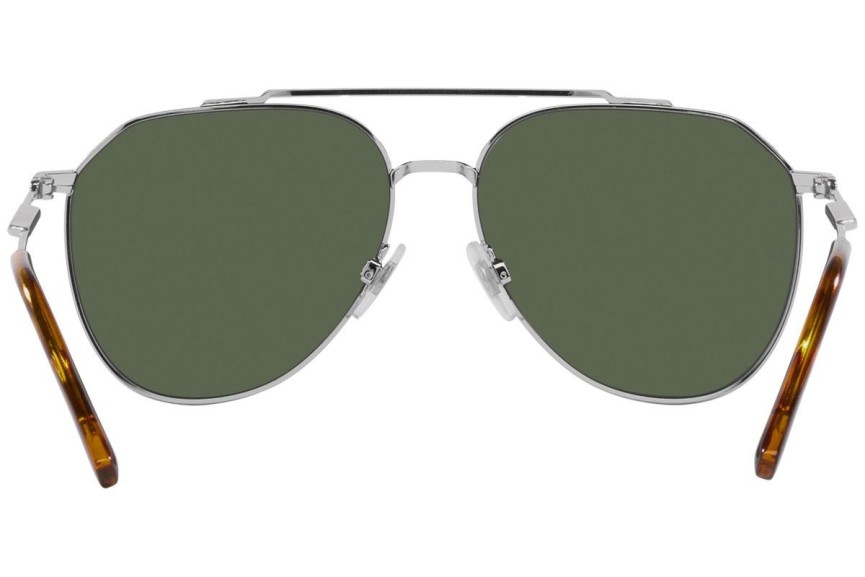 Sončna očala Dolce & Gabbana DG2296 05/9A Polarized Pilotska Srebrna