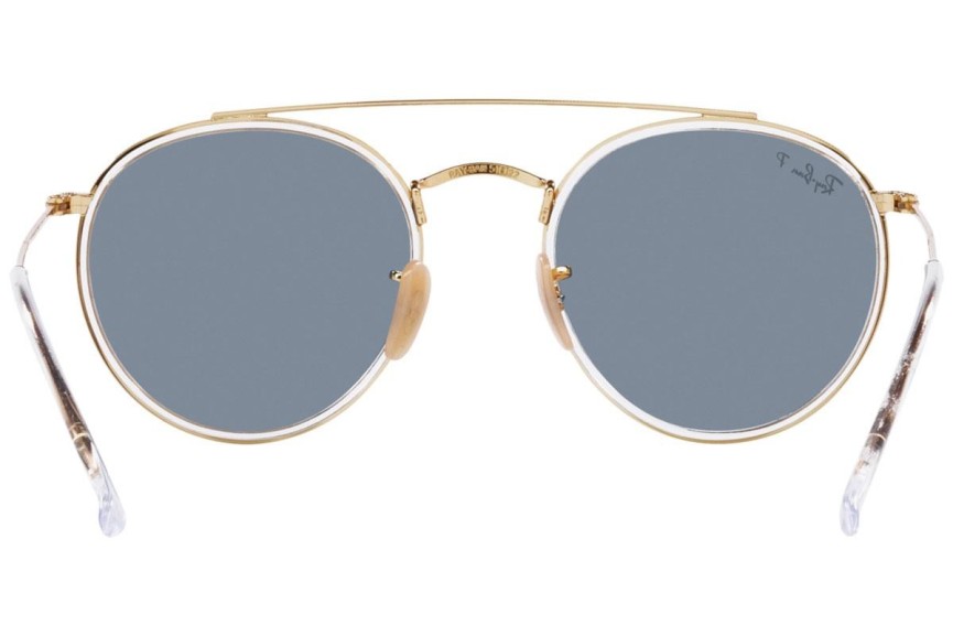 Sončna očala Ray-Ban Round Double Bridge RB3647N 001/02 Okrogla Zlata