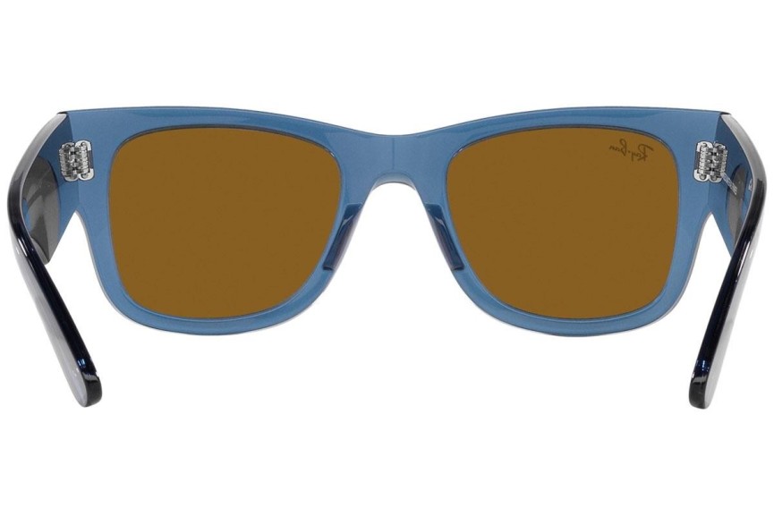 Sončna očala Ray-Ban Mega Wayfarer RB0840S 668073 Kvadratna Modra