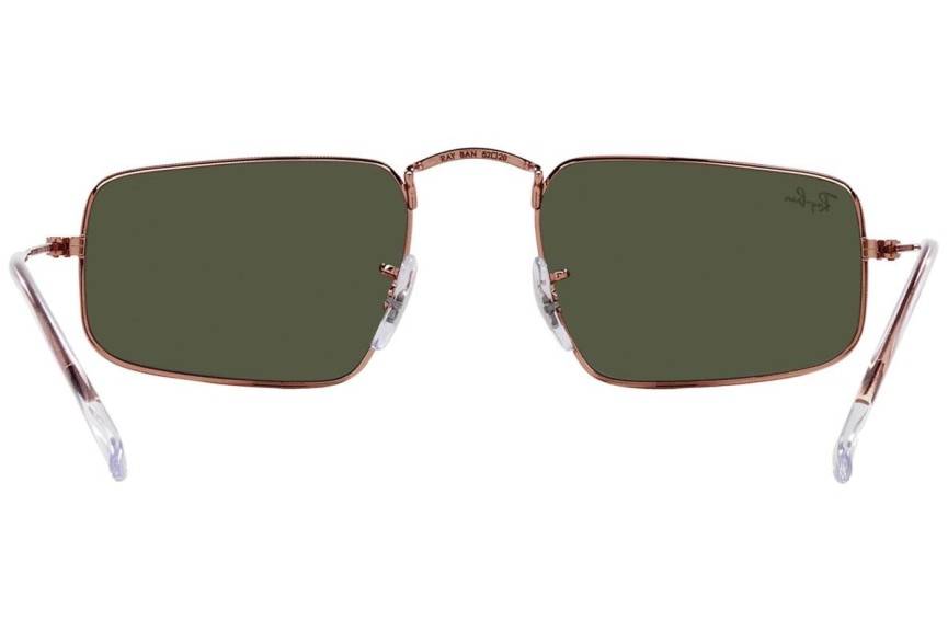 Sončna očala Ray-Ban Julie RB3957 920231 Pravokotna Rjava