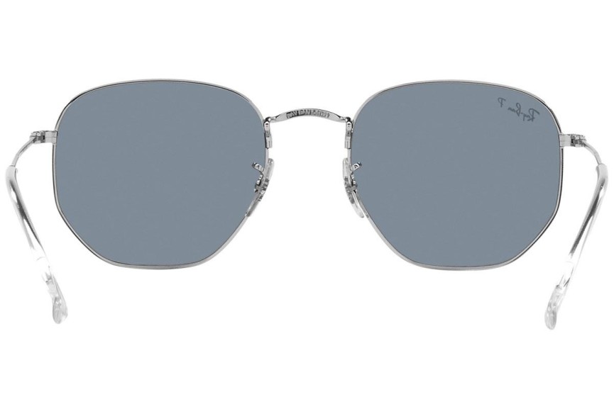 Sončna očala Ray-Ban Hexagonal RB3548N 003/02 Polarized Okrogla Srebrna