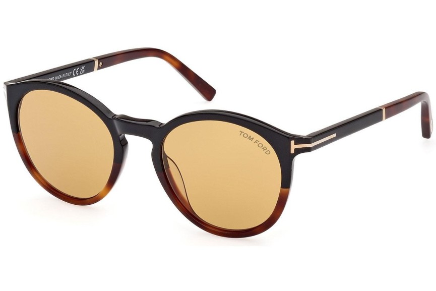 Sončna očala Tom Ford FT1021 56E Okrogla Havana