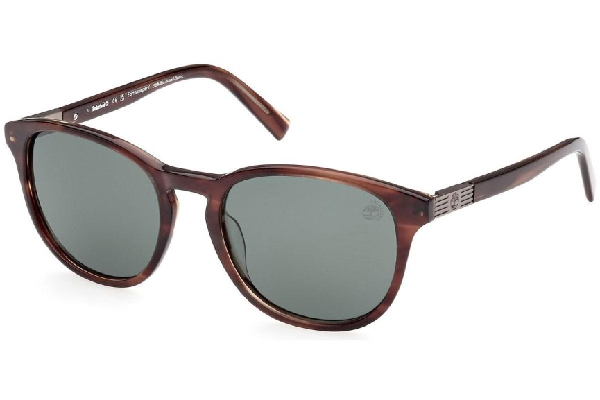 Sončna očala Timberland TB9319 48R Polarized Okrogla Rjava