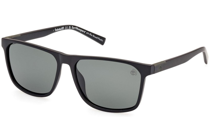 Sončna očala Timberland TB9312 02R Polarized Kvadratna Črna