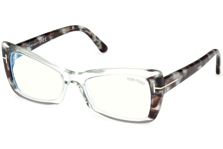 Očala Tom Ford FT5879-B 093 Cat Eye Zelena