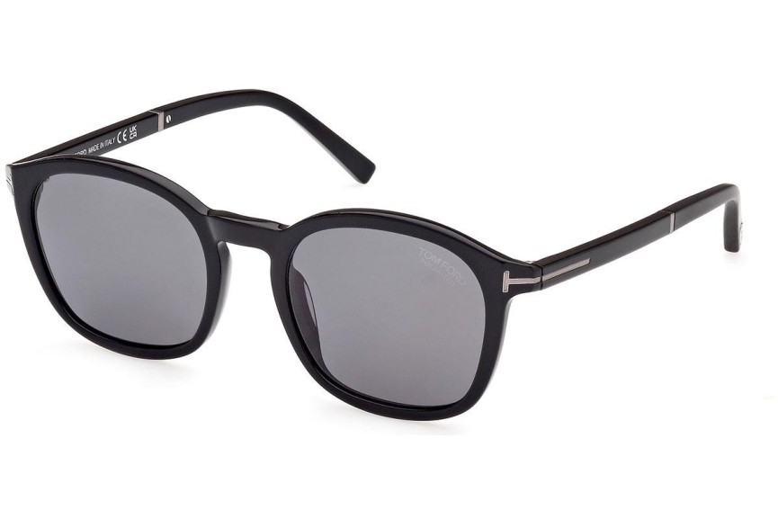 Sončna očala Tom Ford FT1020-N 01D Polarized Kvadratna Črna